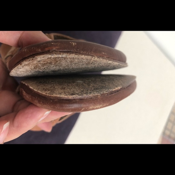 Matt Bernson Cognac Leather Strappy Sandals - Picture 8 of 8